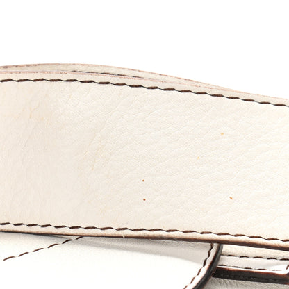Christian Dior Grained Calfskin Saddle Pouch White 17 of 17