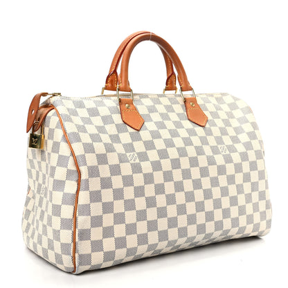 Louis Vuitton Damier Azur Speedy 35 3 of 9