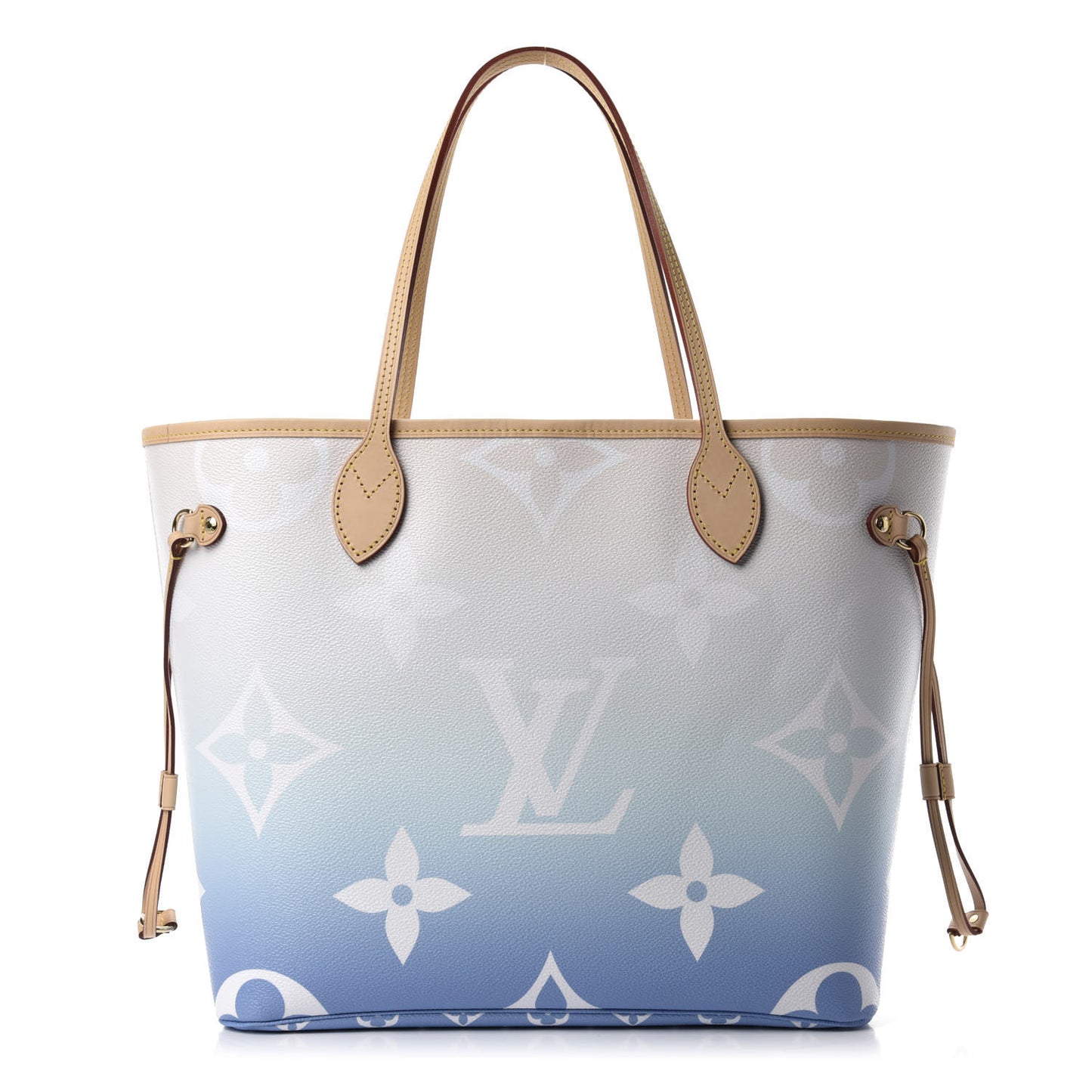Monogram Giant By The Pool Neverfull MM Blue