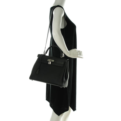 Hermes Togo Kelly Retourne 32 Black 2 of 22