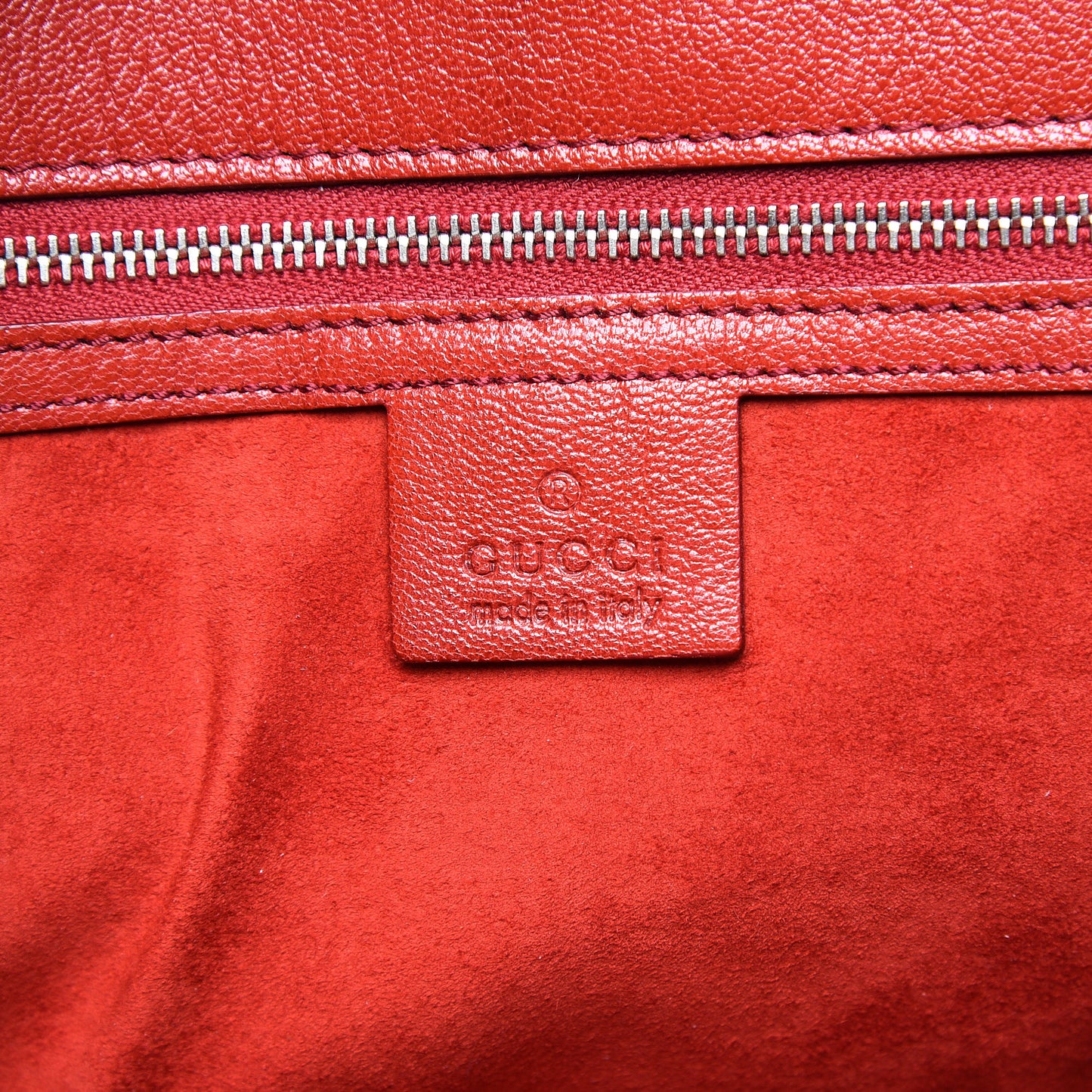 Calfskin Blondie Medium Flap Red