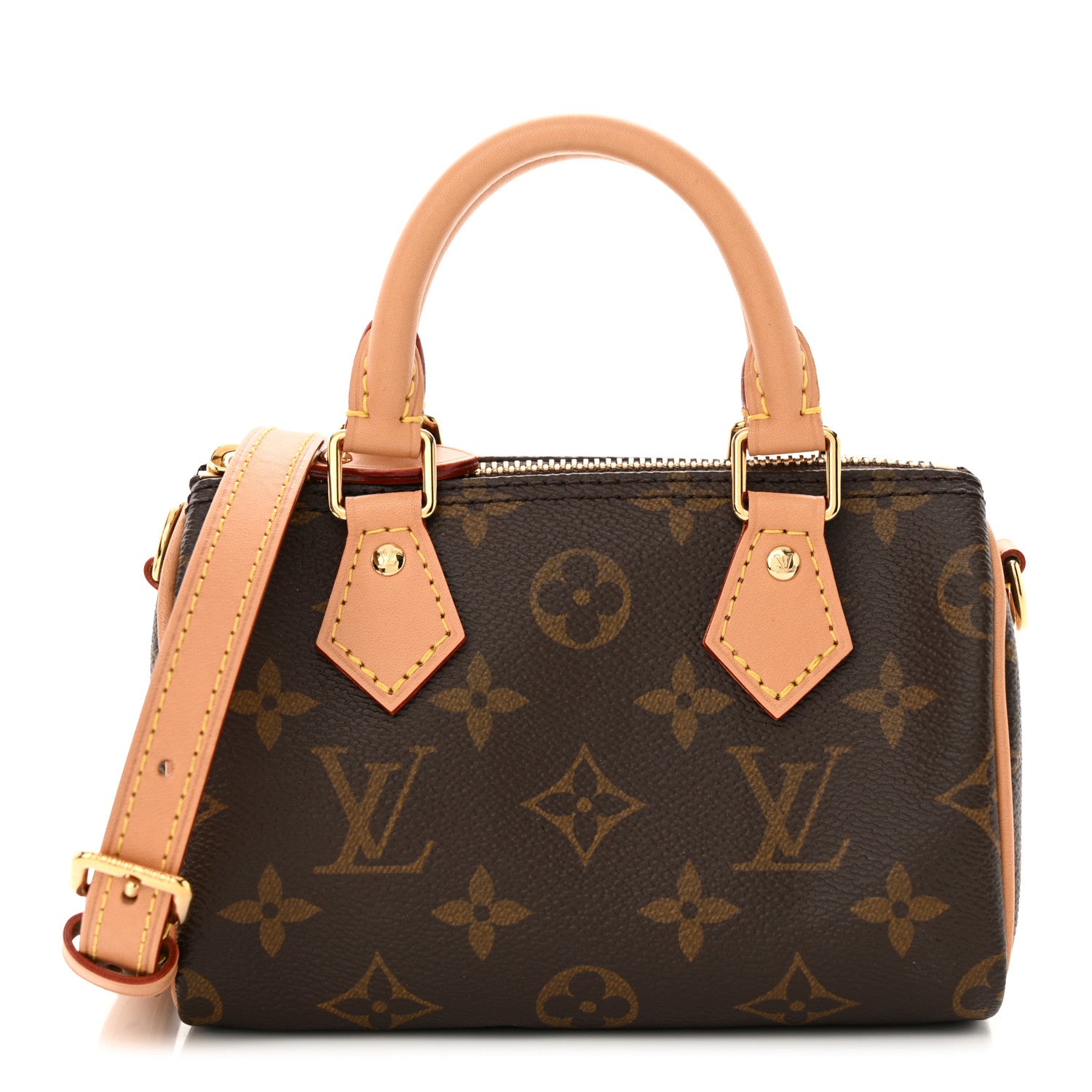 Louis Vuitton Monogram Nano Speedy Bandouliere 1 of 10