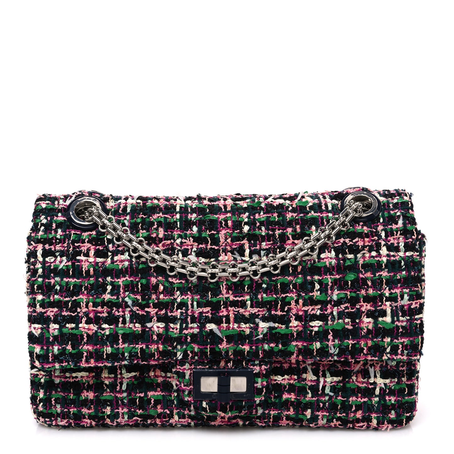 Tweed Resin 2.55 Reissue 225 Flap Pink