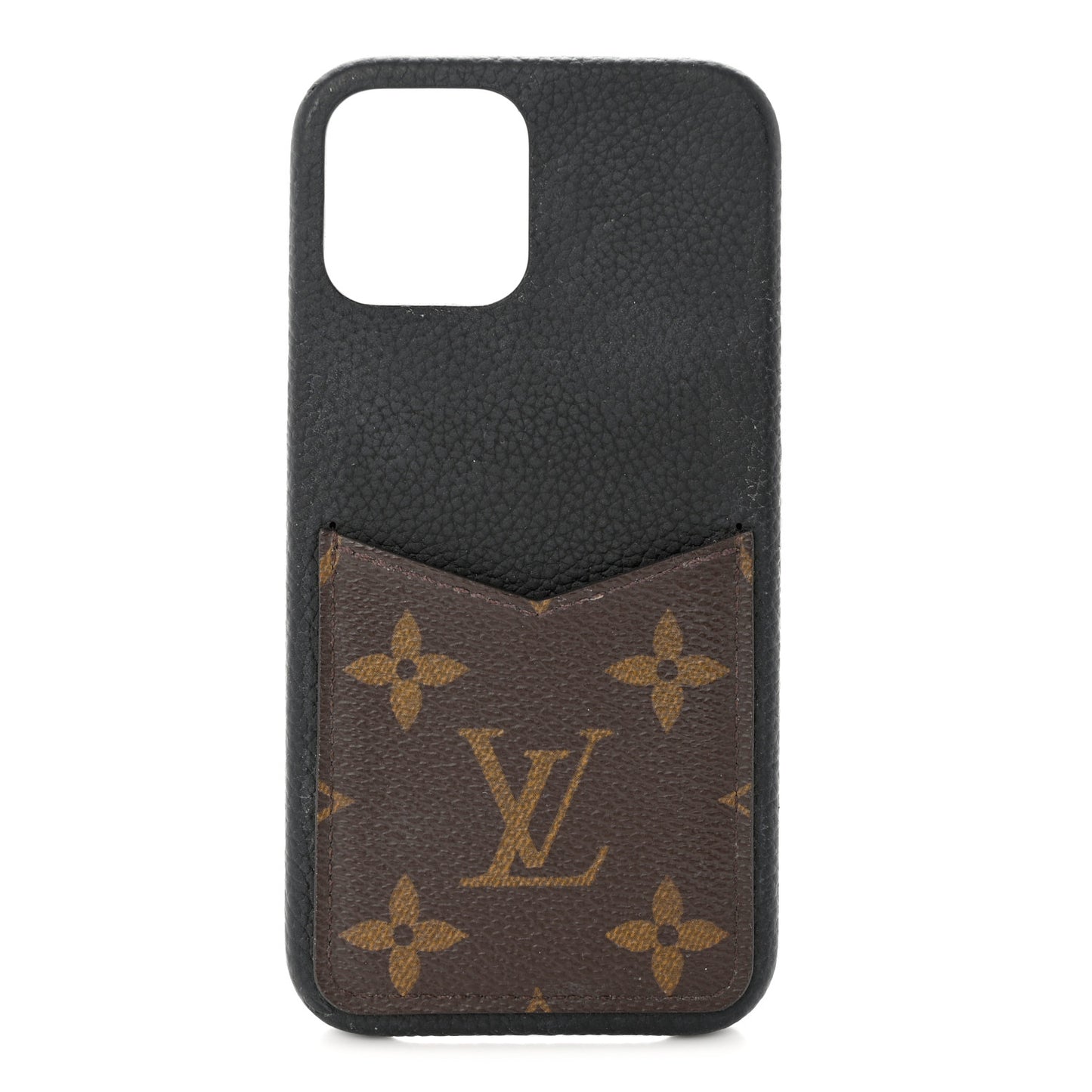 Monogram iPhone 12/12 Pro Bumper Black