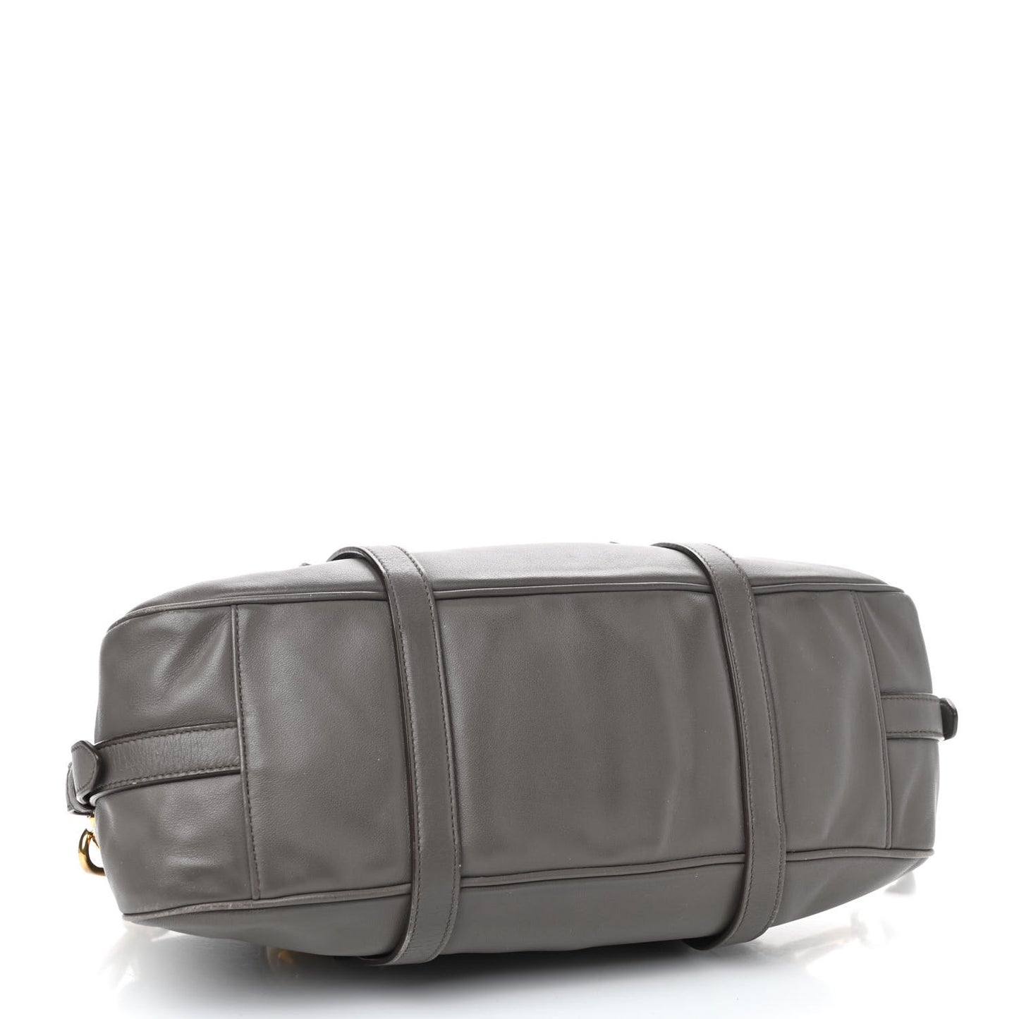 Soft Calf Shopping Satchel Bag Bambu