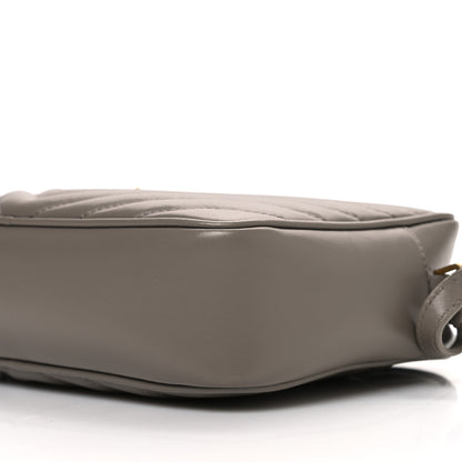 Saint Laurent Calfskin Matelasse Monogram Lou Camera Bag Greyish Brown 10 of 12