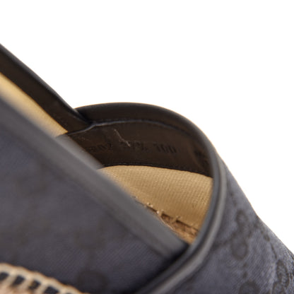 Gucci Monogram Espadrilles 37.5 Black 8 of 9