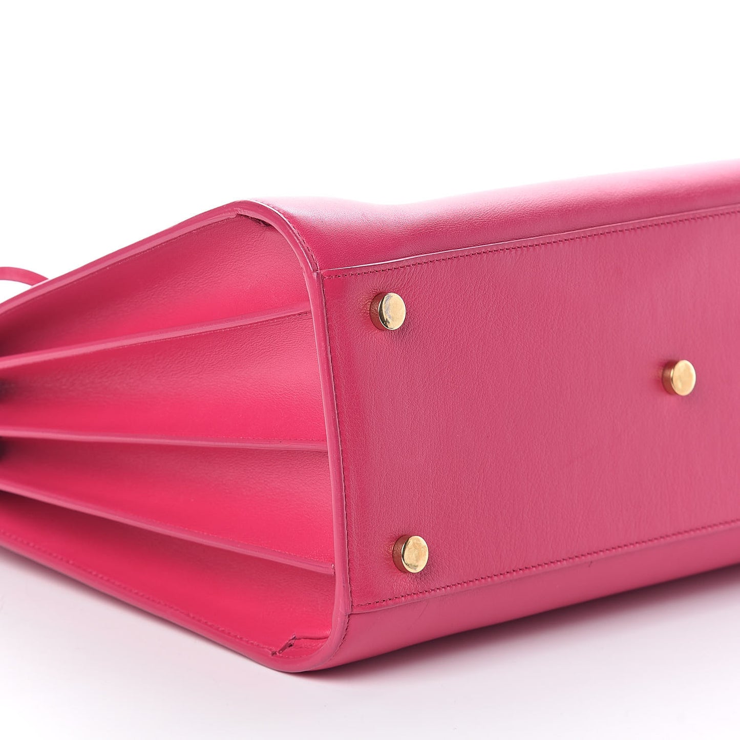 Calfskin Small Sac De Jour Lipstick Fuchsia