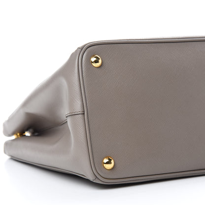 Prada Saffiano Lux Large Double Zip Tote Argilla 6 of 12