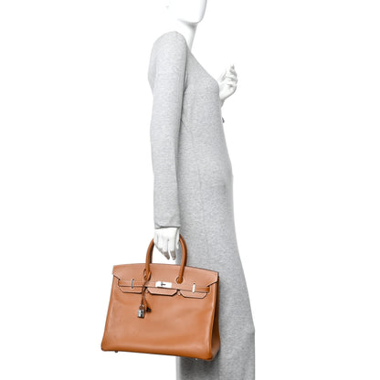 Hermes Epsom Birkin 35 Gold 3 of 19