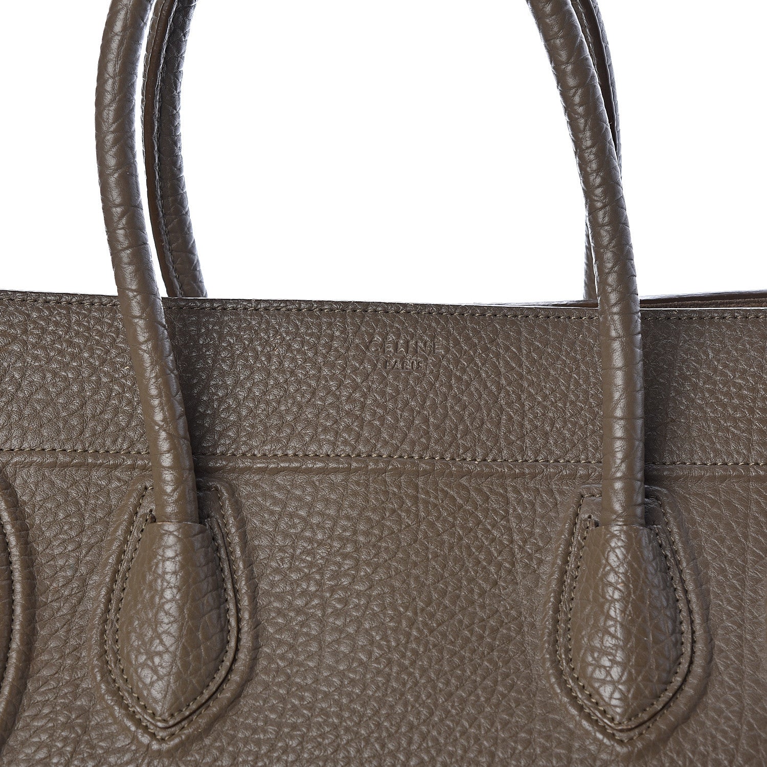 Celine Bullhide Medium Phantom Luggage Taupe 9 of 9