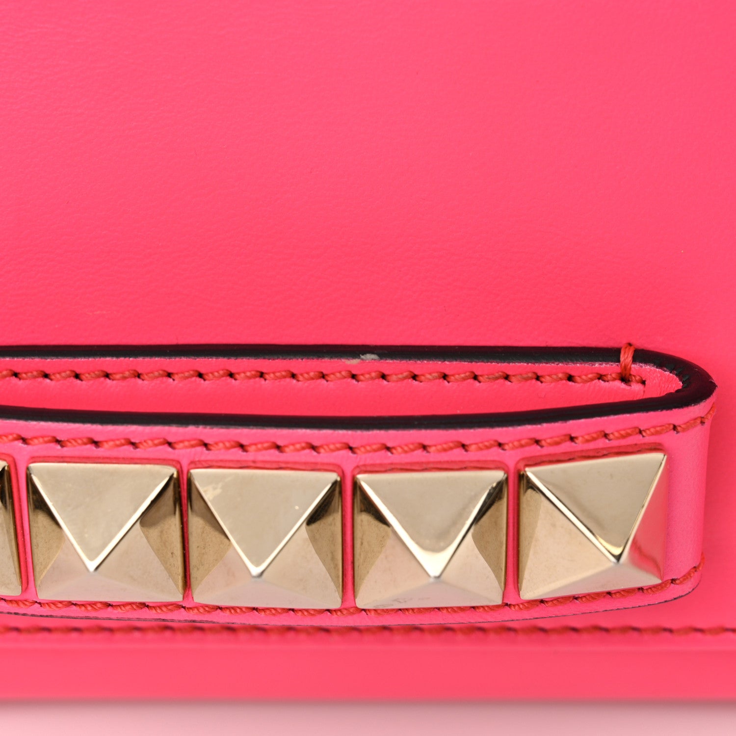 Valentino Garavani Calfskin Va Va Voom Shoulder Bag Pop Fuxia 13 of 14