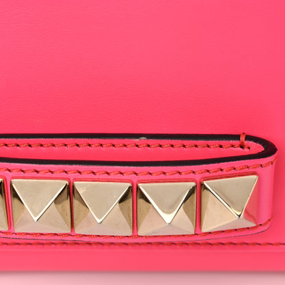 Valentino Garavani Calfskin Va Va Voom Shoulder Bag Pop Fuxia 13 of 14