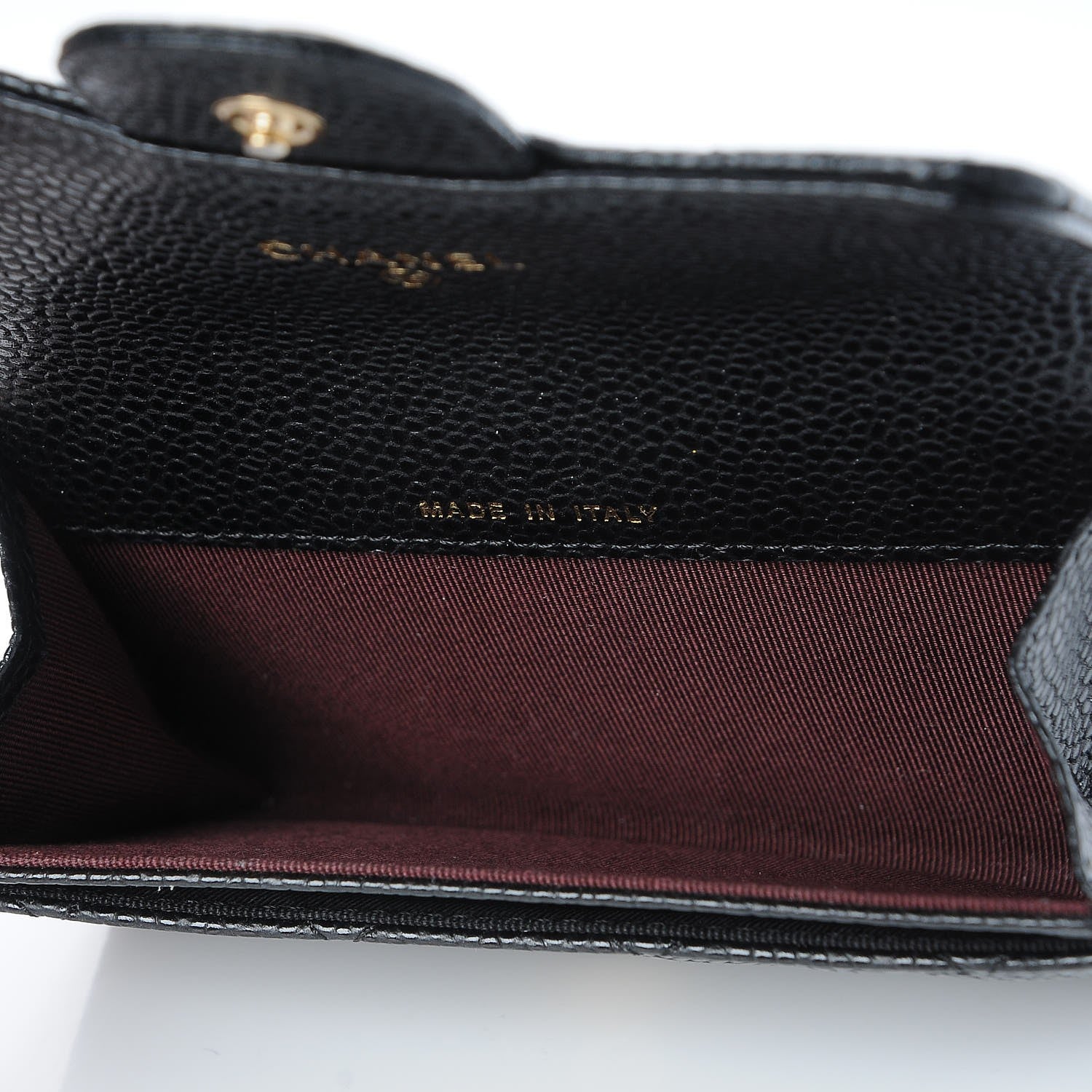 Chanel Caviar Quilted Flap Card Holder Black 5 of 9