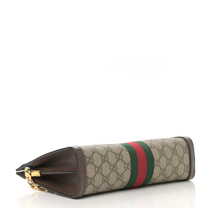 Gucci GG Supreme Monogram Web Small Ophidia Chain Shoulder Bag Brown 4 of 14