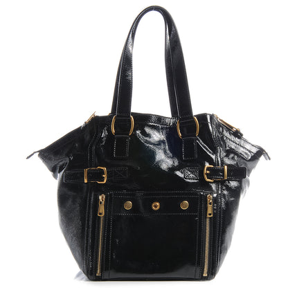 Saint Laurent Patent Small Downtown Black 1 of 8