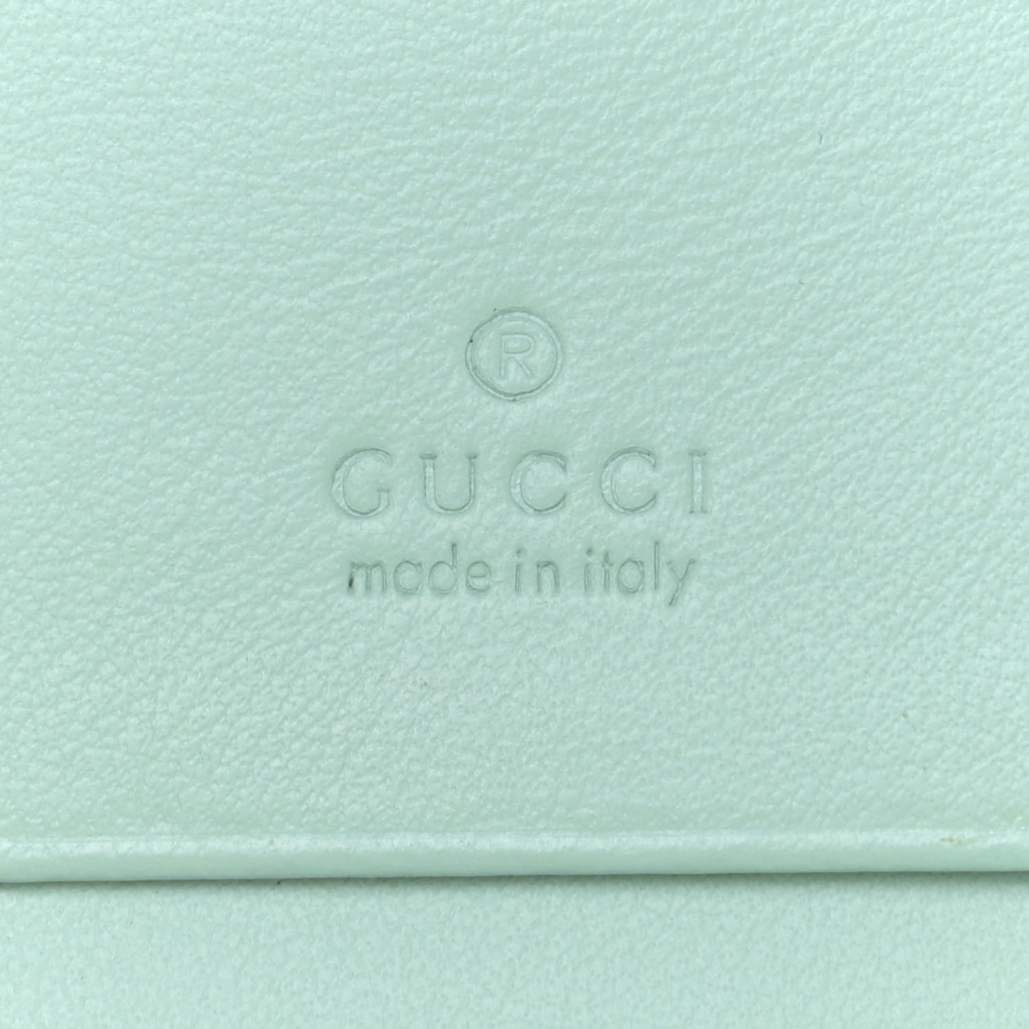 Calfskin Matelasse GG Marmont Mini Wallet On Chain Water Green