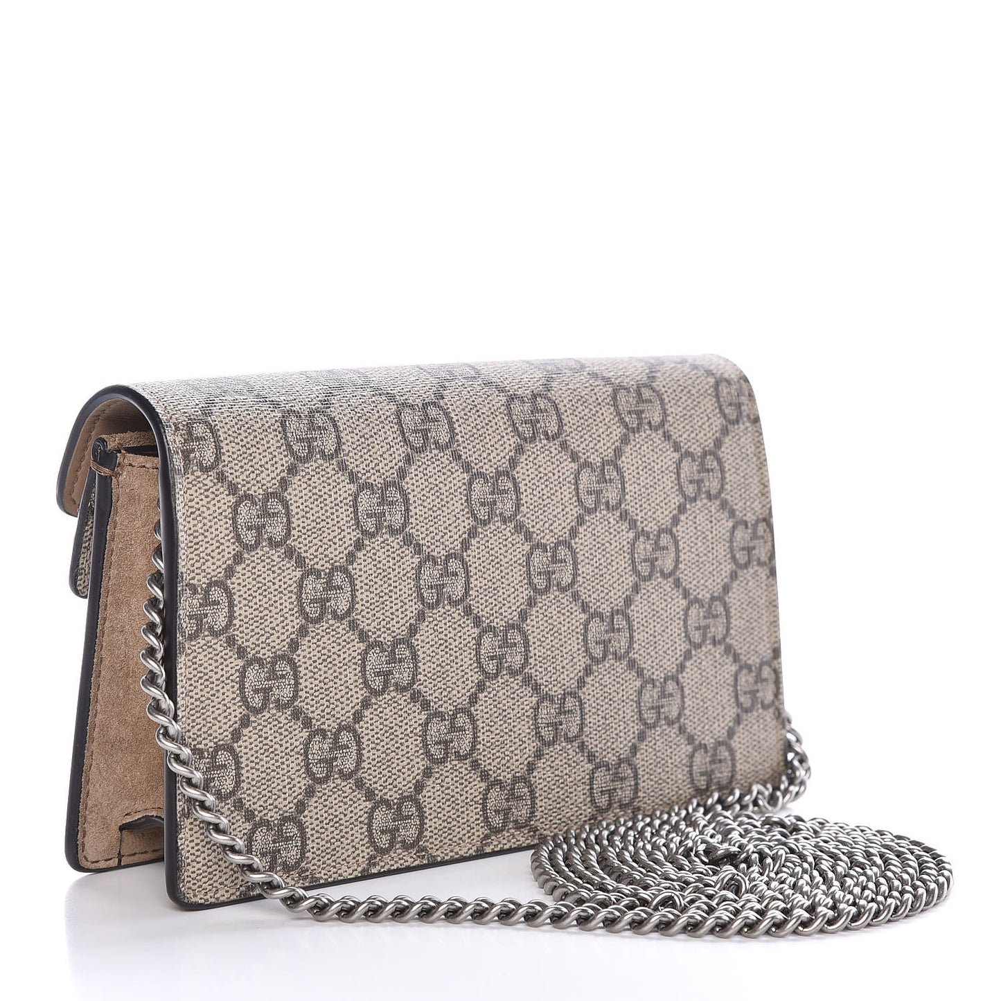 GG Supreme Monogram Super Mini Dionysus Shoulder Bag Taupe