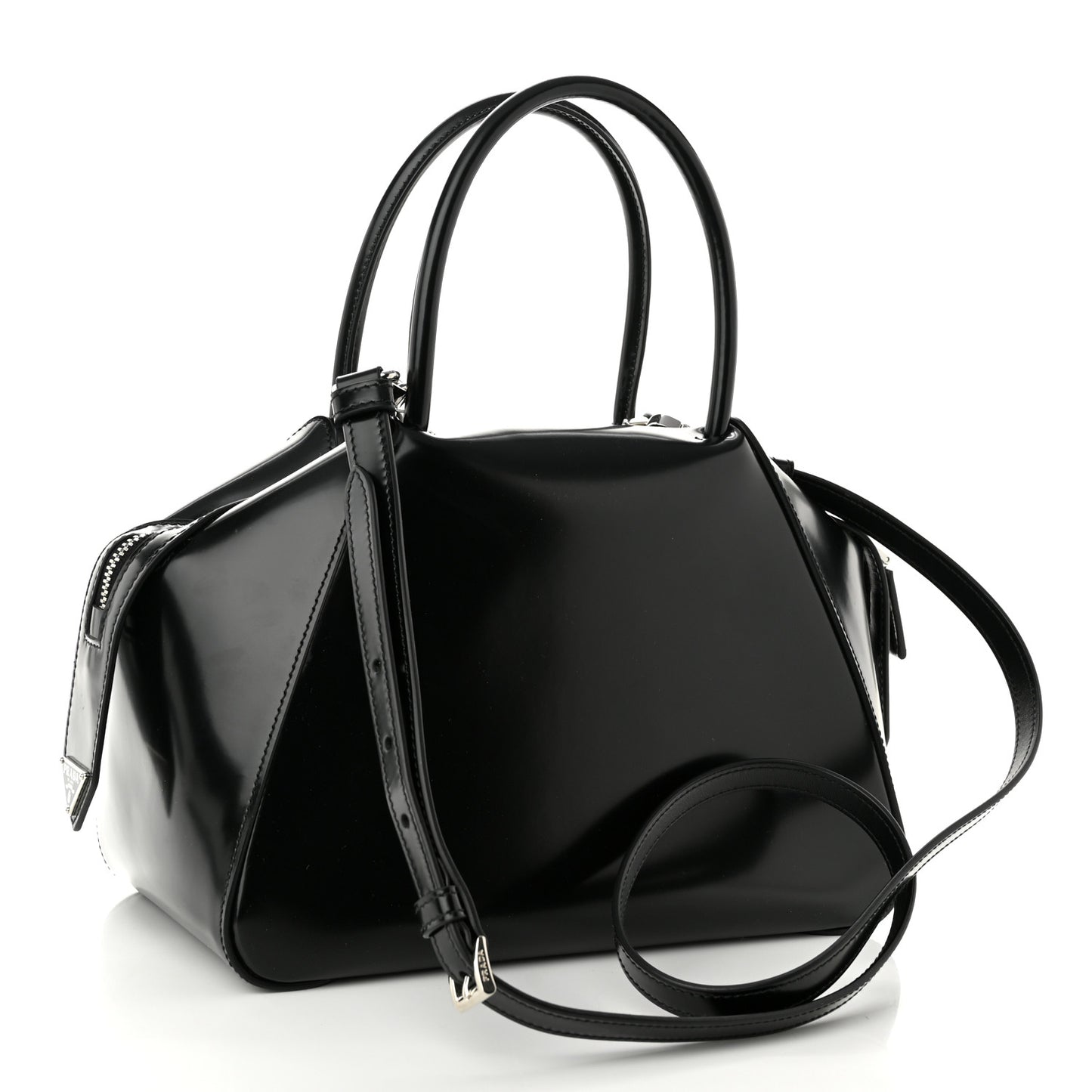 Spazzolato Small Supernova Handbag Black