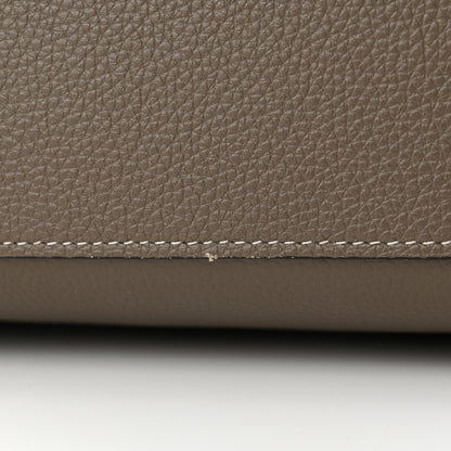 Celine Drummed Calfskin Micro Luggage Souris 10 of 10