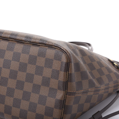 Louis Vuitton Damier Ebene Neo Neverfull MM Rose Ballerine 6 of 12