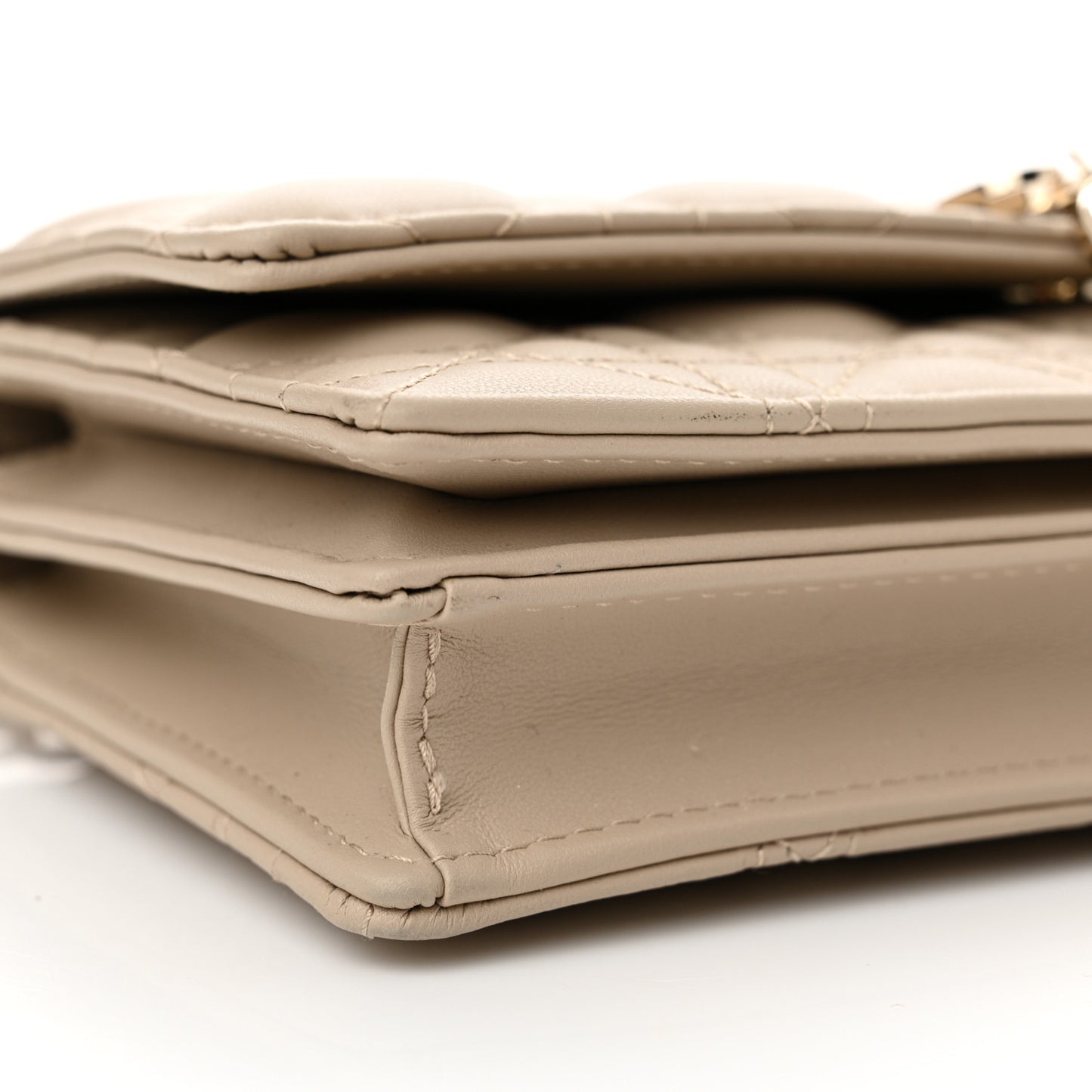 Lambskin Cannage Mini My Dior Bag Sand
