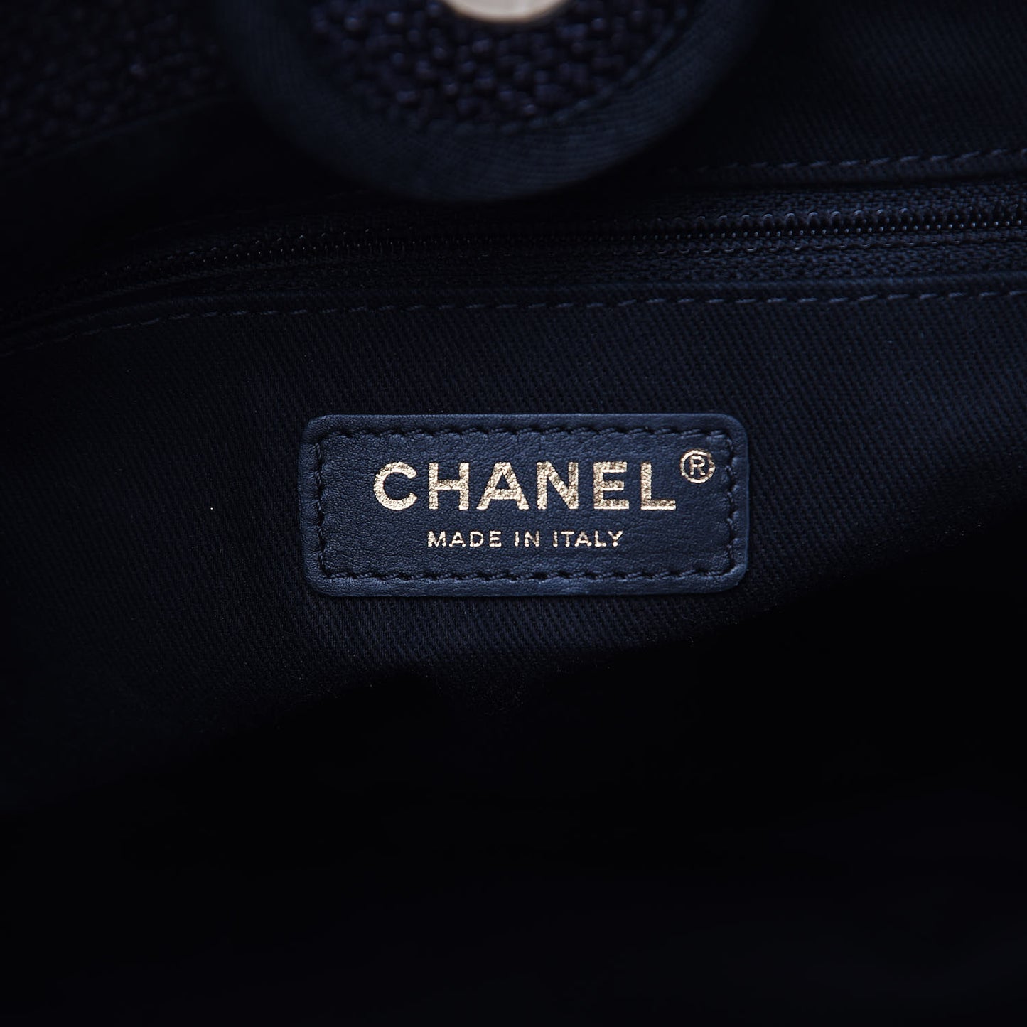 Woven Straw Raffia Small Deauville Tote Black