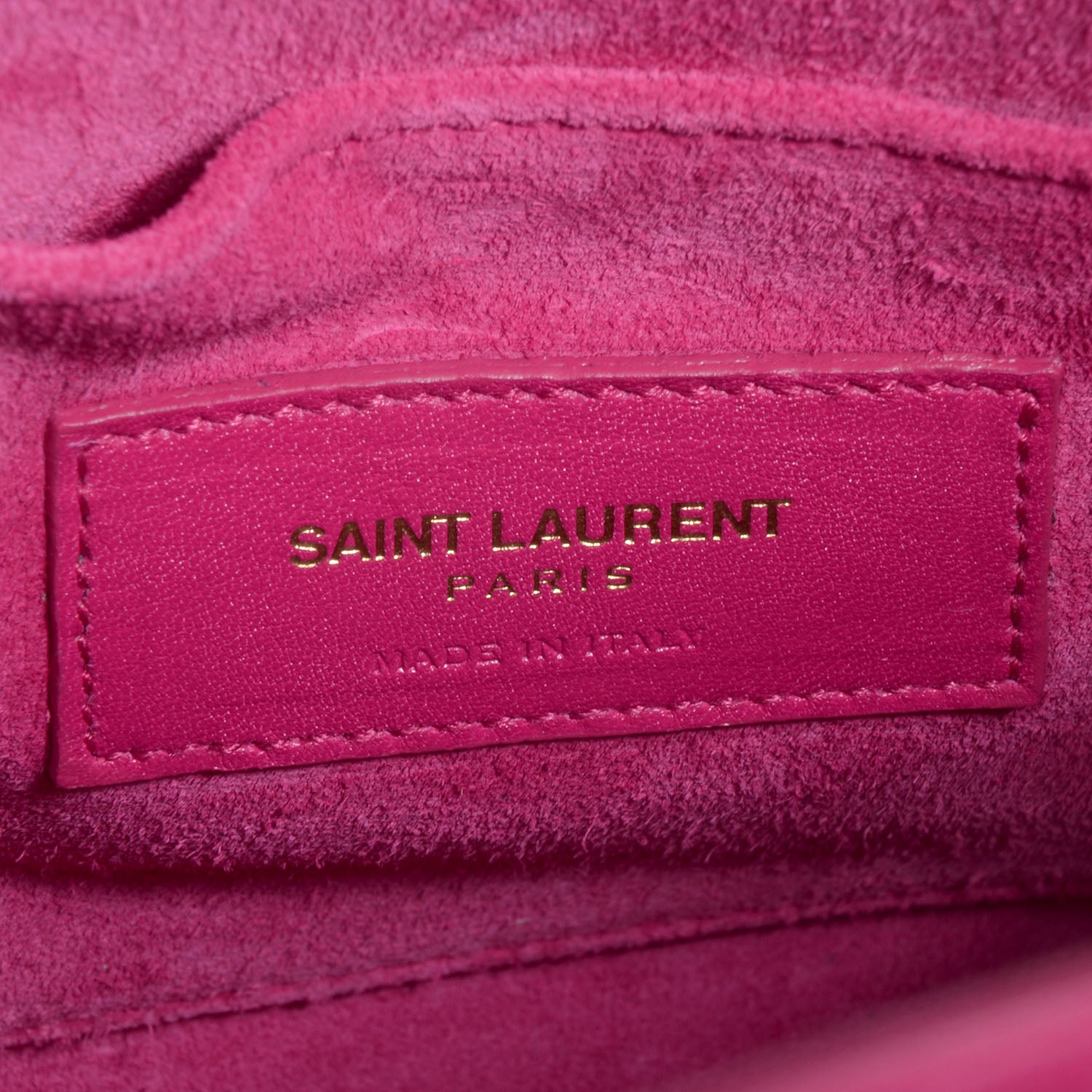 Saint Laurent Calfskin Nano Sac De Jour Lipstick Fuchsia 6 of 7