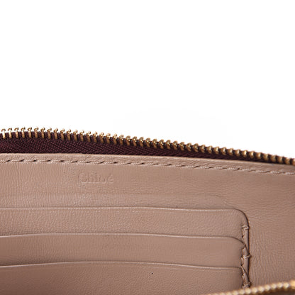 Chloe Grained Calfskin Marcie Long Zip Around Wallet Dark Velvet 5 of 5