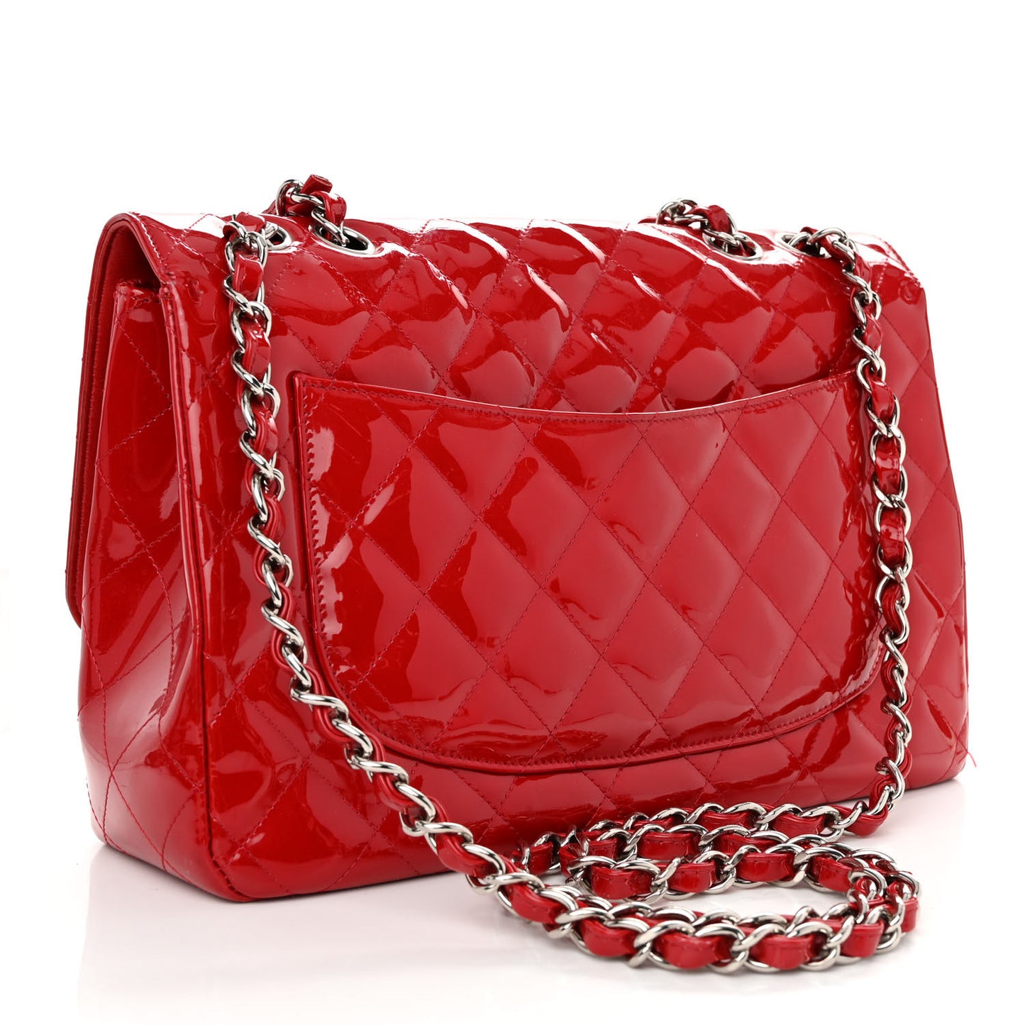 Patent Jumbo Single Flap Red