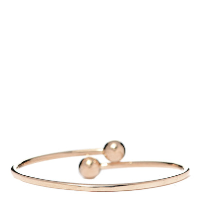 Tiffany 18K Rose Gold 8mm HardWear Ball Bypass Bracelet 3 of 5
