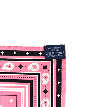 Hermes Silk Couvertures Et Tenues De Jour Bandana 70 Rose 3 of 3