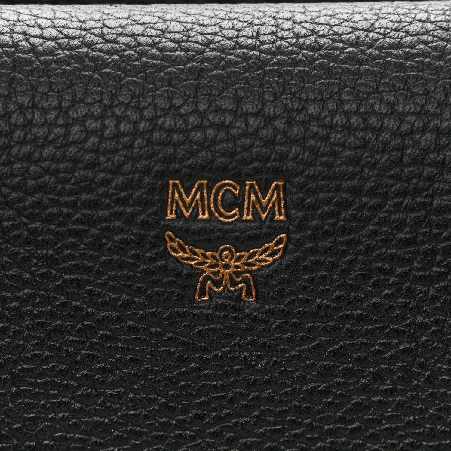 MCM Grained Calfskin Medium Milla Tote Black 6 of 11