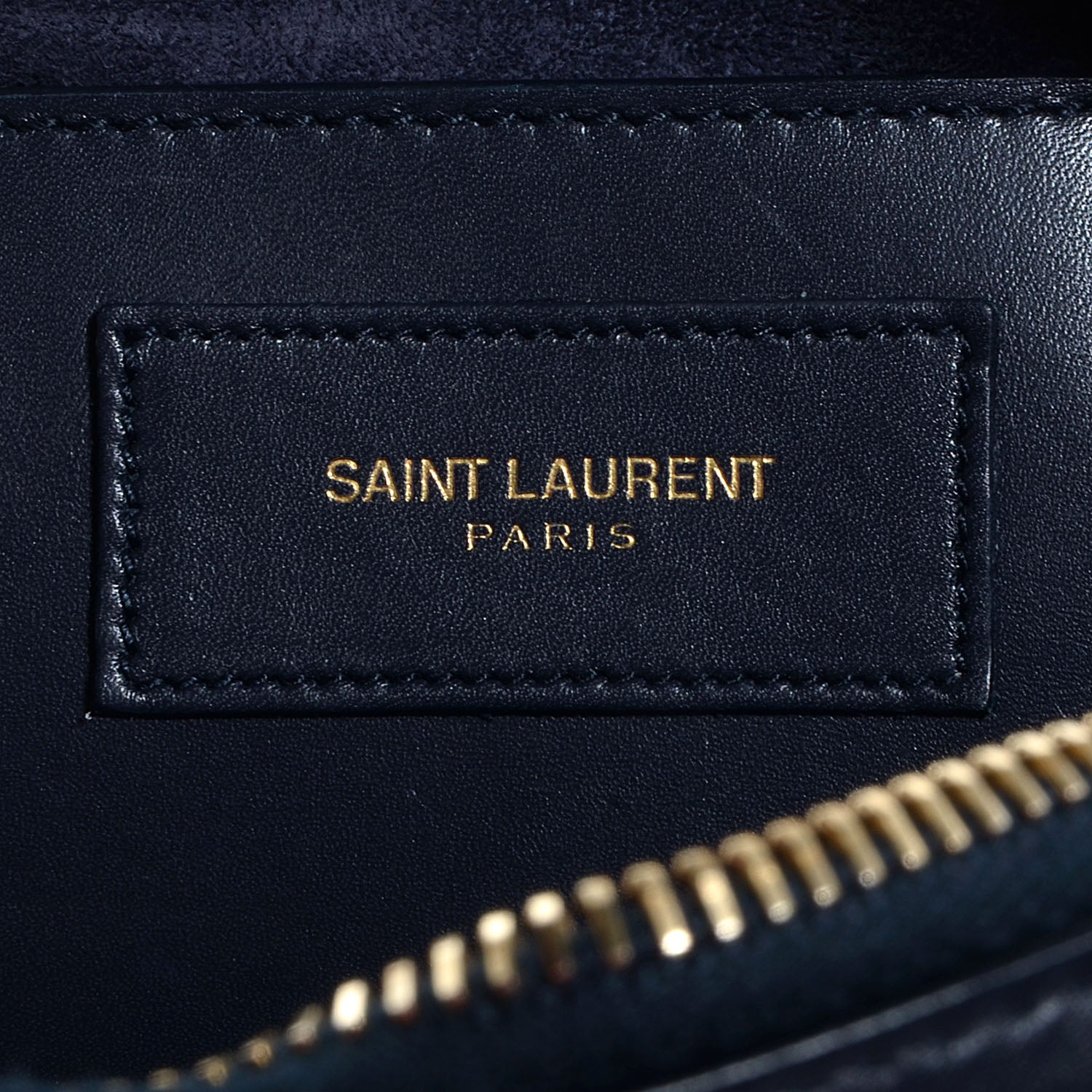 Saint Laurent Calfskin Classic Baby Duffle Dark Blue 8 of 9