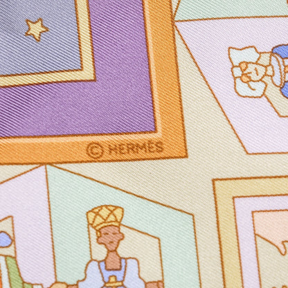 Hermes Silk Donner La Main Scarf 90 6 of 11