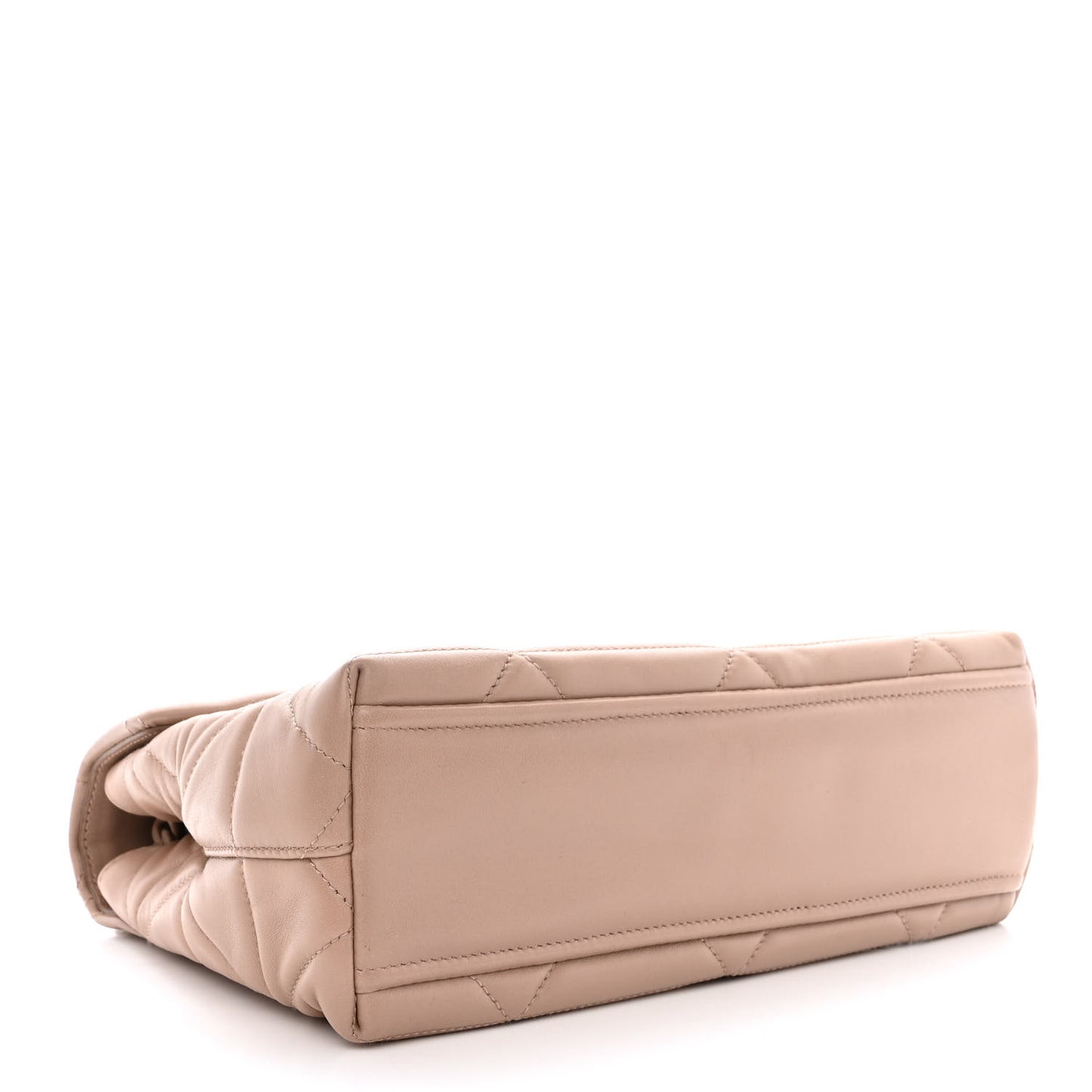 Nappa Triangle Stitched Large Spectrum Bag Cipria