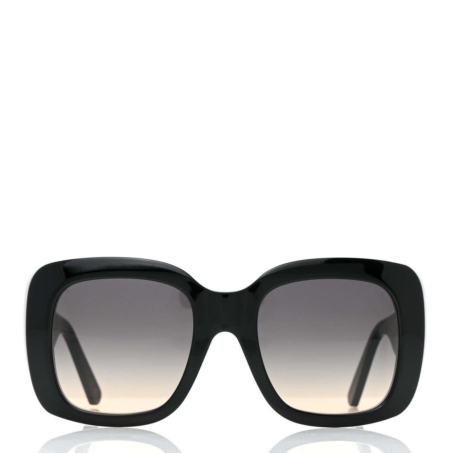 Louis Vuitton Acetate LV Empreinte Square Sunglasses Z1611E Black 2 of 7