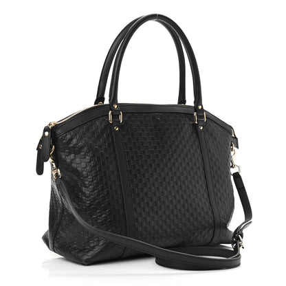 Gucci Soft Microguccissima Dome Satchel Black 2 of 11