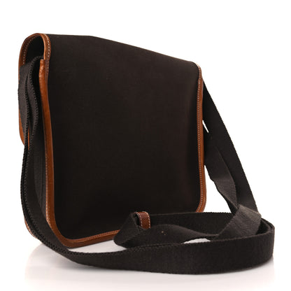 Hermes Toile Officier Mini Buenaventura Messenger Ebene Fauve 3 of 9