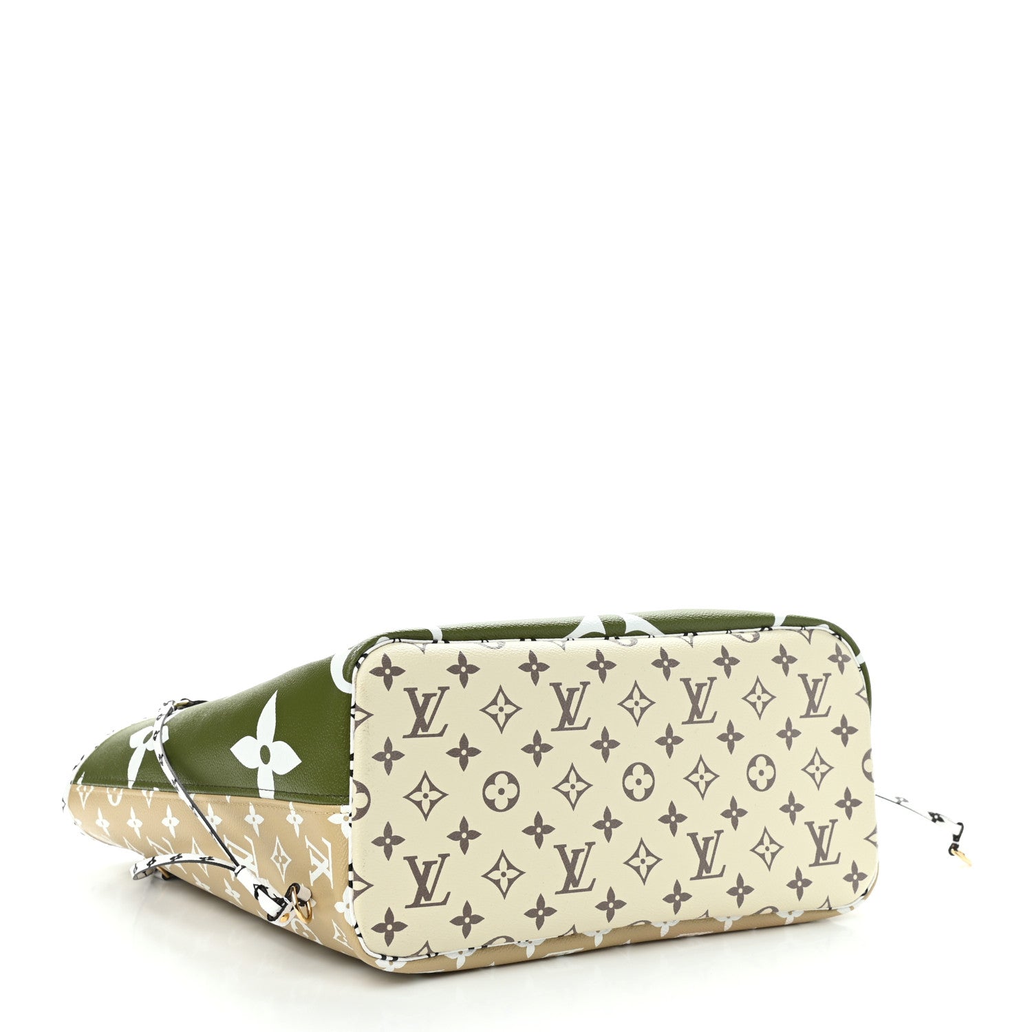 Louis Vuitton Monogram Giant Neverfull MM Kaki 4 of 10