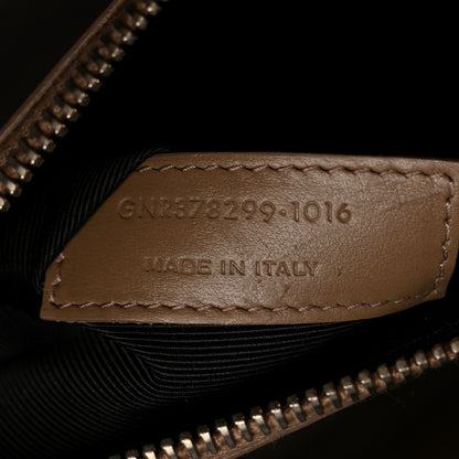 Saint Laurent Grained Calfskin Topstitch Small Classic Sac De Jour Taupe 7 of 13