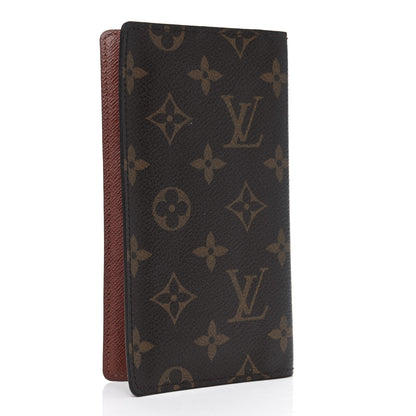 Louis Vuitton Monogram Checkbook Holder Case Wallet 2 of 6