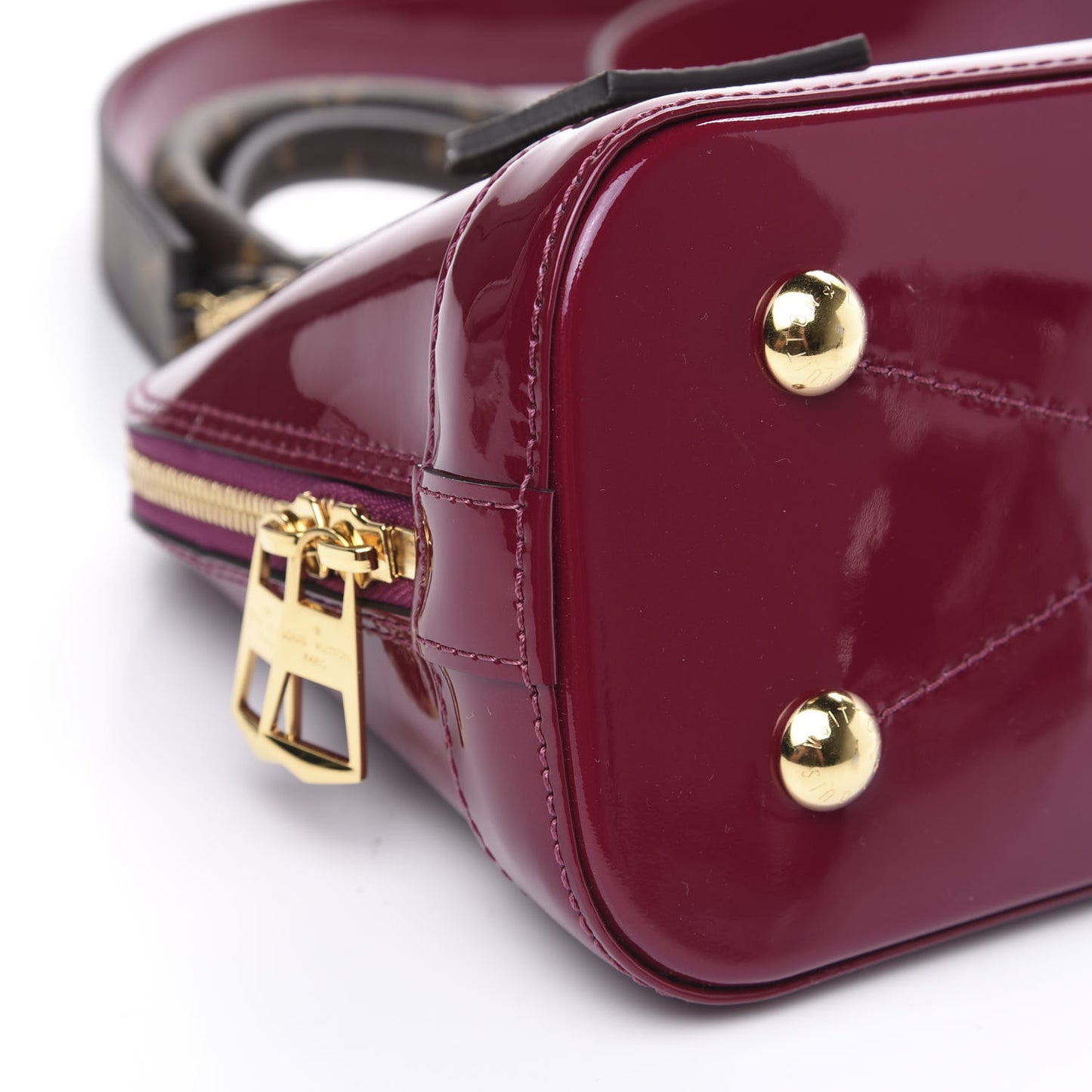 Patent Monogram Alma BB Magenta