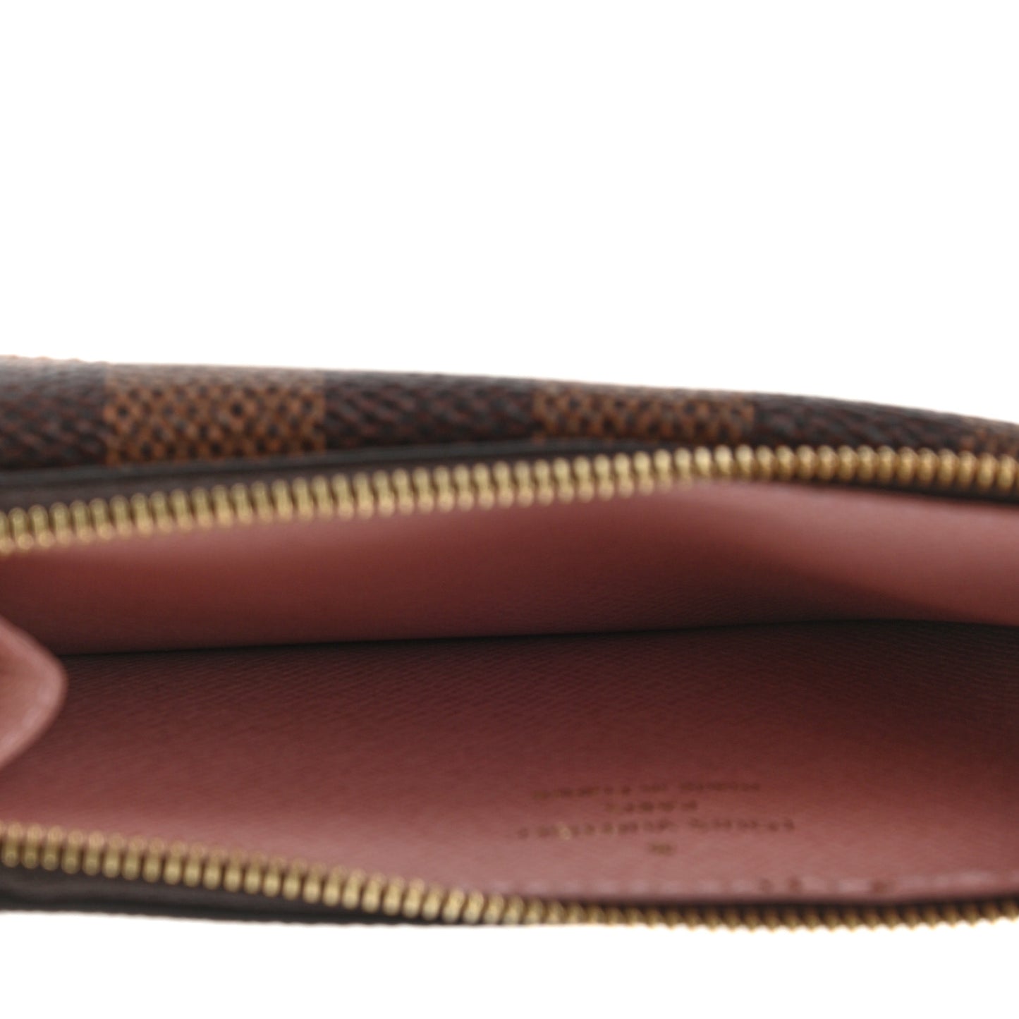Damier Ebene Recto Verso Card Holder Rose Ballerine