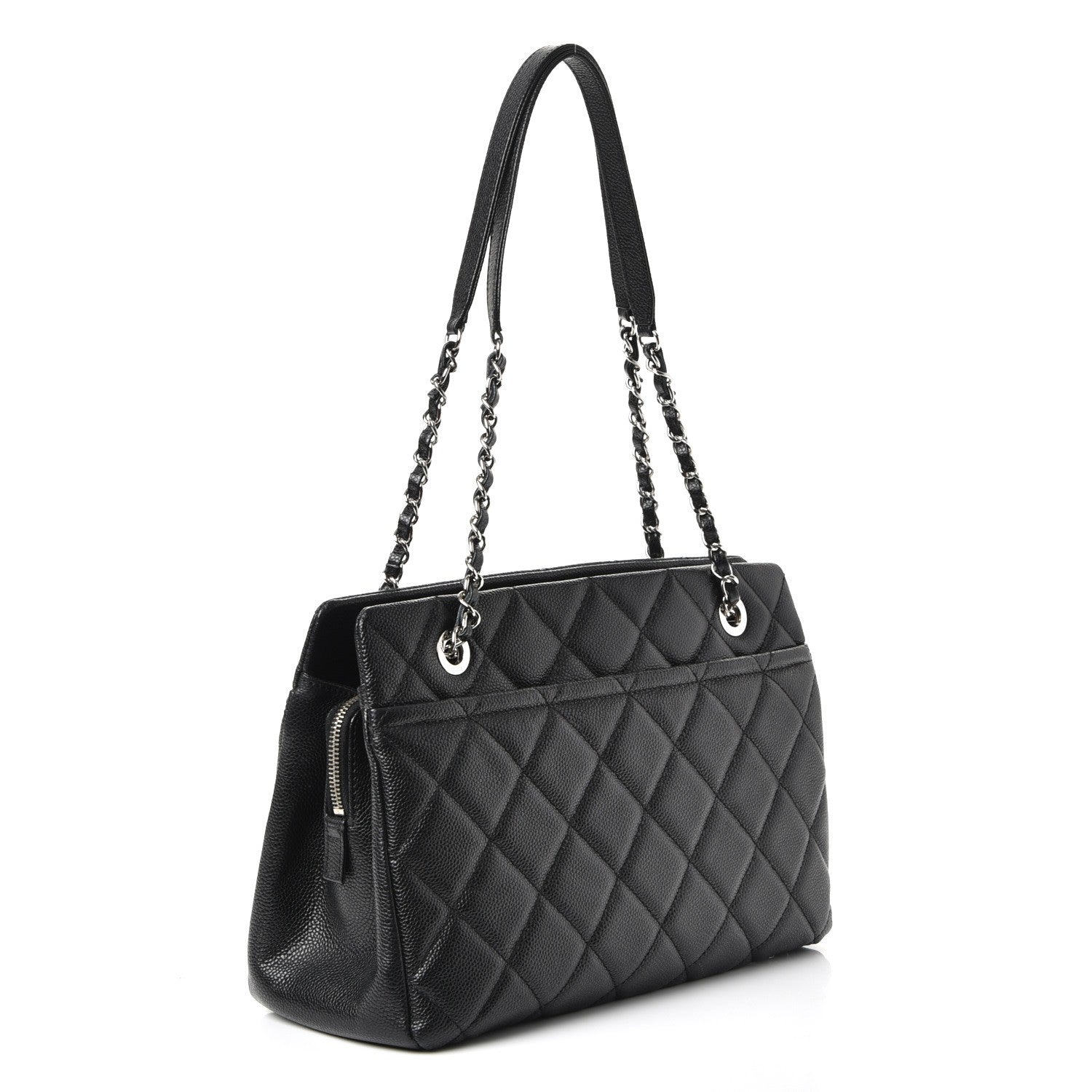 Chanel Caviar Quilted Timeless CC Tote Black 3 of 8