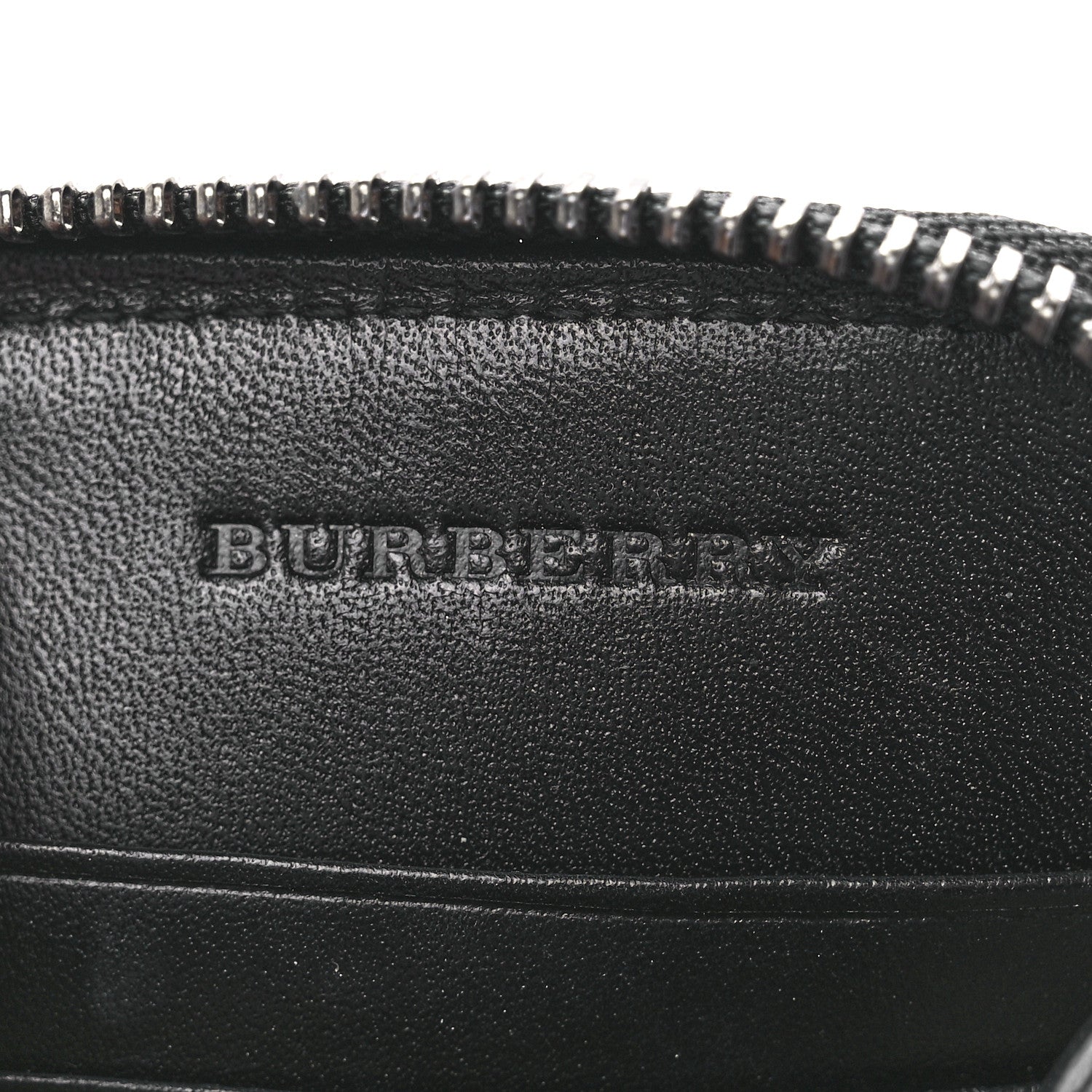 Burberry Haymarket Check Wristlet Pouch Black 6 of 12
