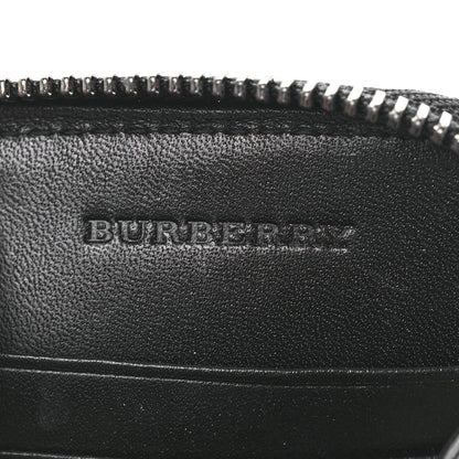 Burberry Haymarket Check Wristlet Pouch Black 6 of 12
