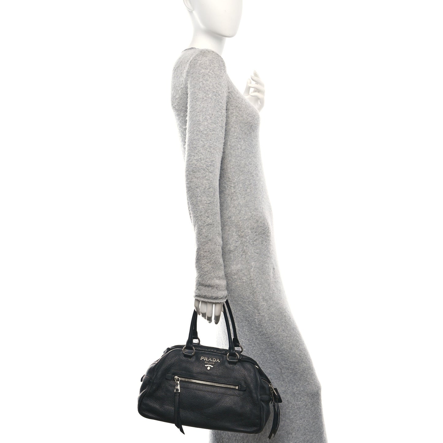 Vitello Phenix Bowling Bag Black