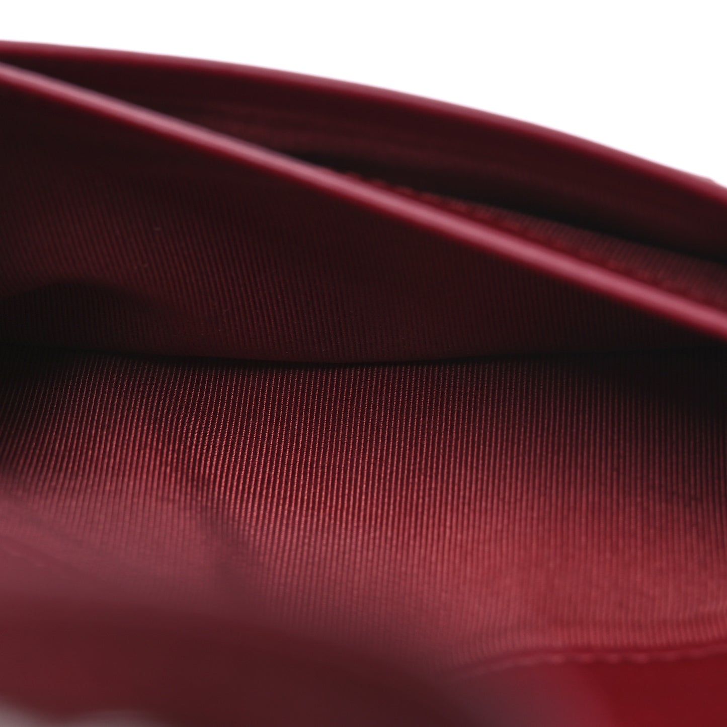 Caviar Quilted Large Flap Wallet Red