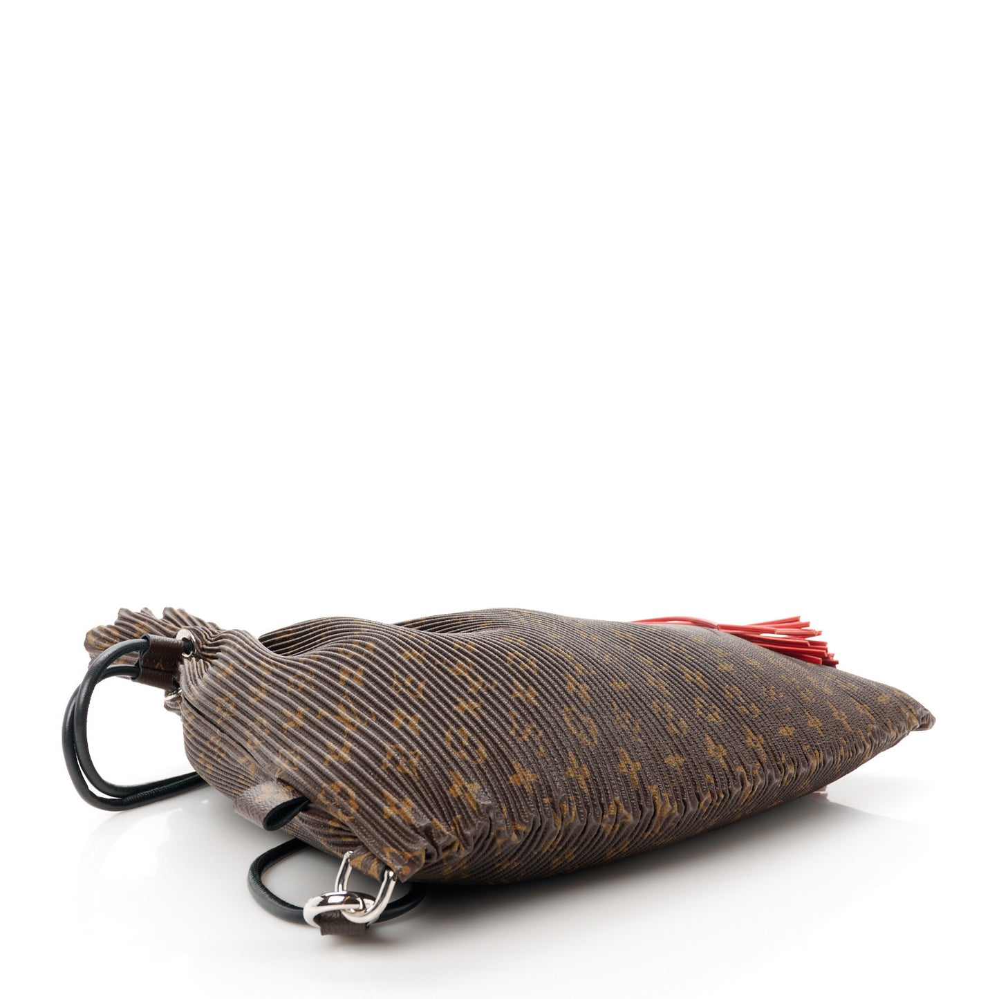 Monogram Canvas Pleated Explorer Bag MM